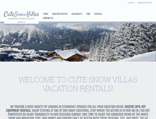 Tablet Screenshot of cutesnowvillas.com